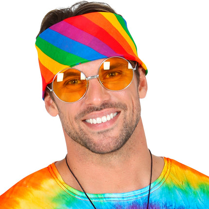 e-carnavalskleding-SYK Regenboog bandana zakdoek