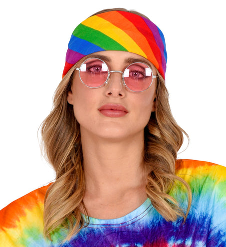 e-carnavalskleding-SYK Regenboog bandana zakdoek