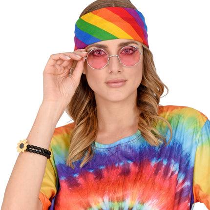 e-carnavalskleding-SYK Regenboog bandana zakdoek