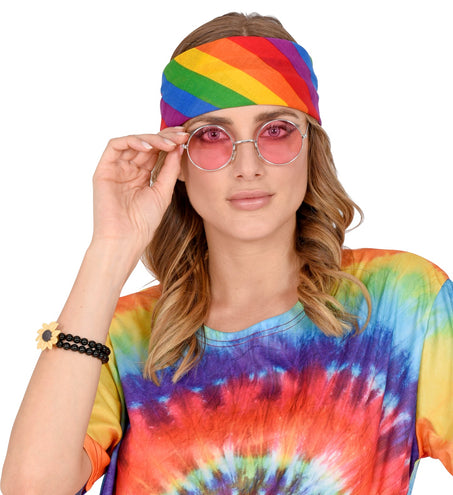 e-carnavalskleding-SYK Regenboog bandana zakdoek