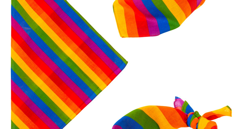 e-carnavalskleding-SYK Regenboog bandana zakdoek