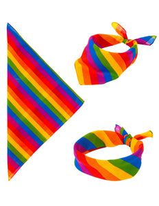 e-carnavalskleding-SYK Regenboog bandana zakdoek