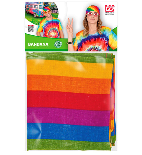 e-carnavalskleding-SYK Regenboog bandana zakdoek