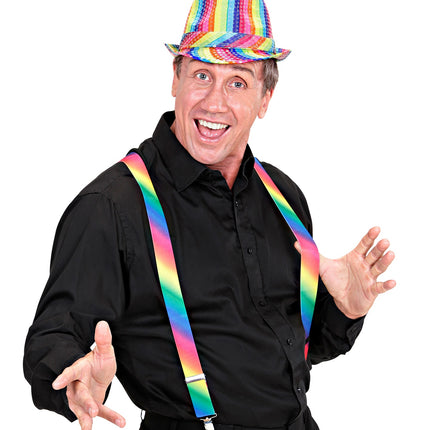 e-carnavalskleding-SYK Regenboog bretels gradient