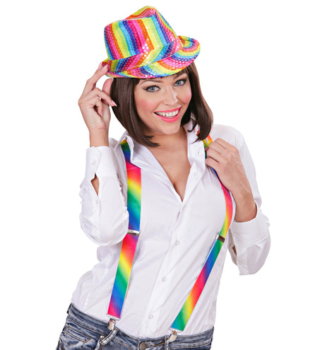 e-carnavalskleding-SYK Regenboog bretels gradient