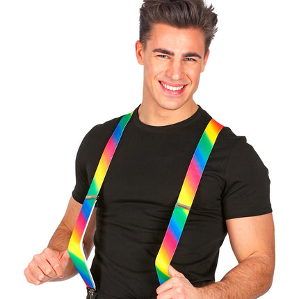 e-carnavalskleding-SYK Regenboog bretels gradient