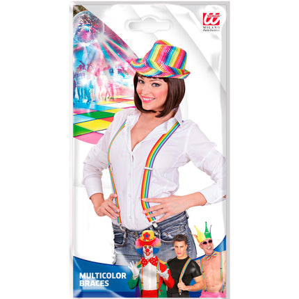 e-carnavalskleding-SYK Regenboog bretels rechte streep
