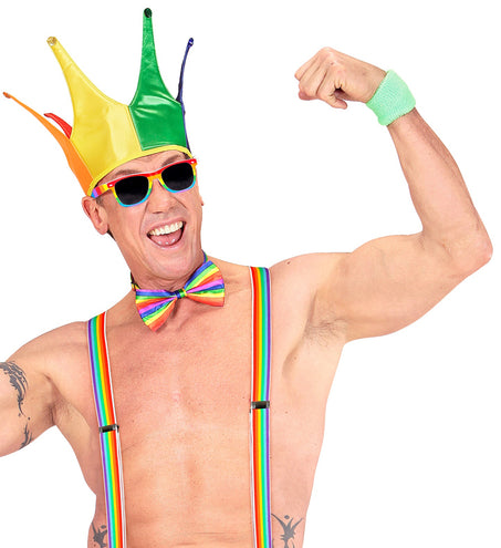 e-carnavalskleding-SYK Regenboog bril