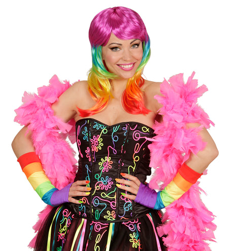 e-carnavalskleding-SYK Regenboog handschoenen