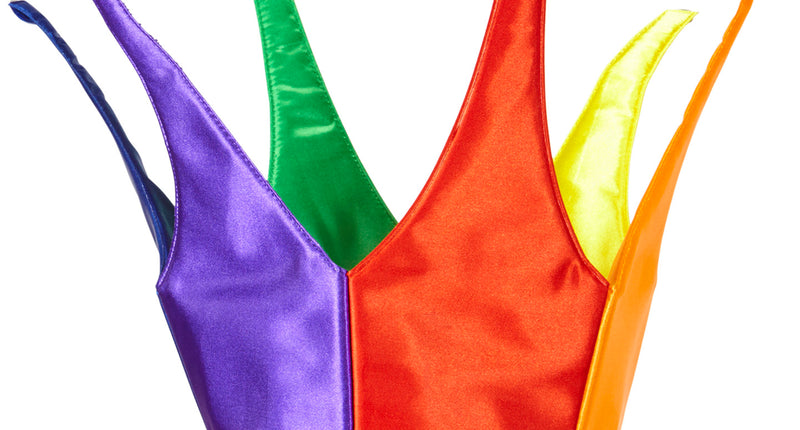 e-carnavalskleding-SYK Regenboog hoed kroon multikleuren