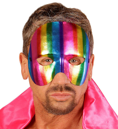 e-carnavalskleding-SYK Regenboog maskers