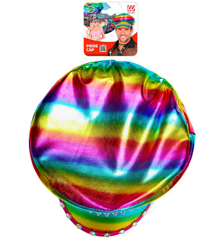 e-carnavalskleding-SYK Regenboog pet met studs