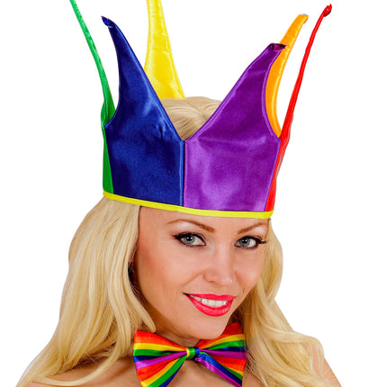 e-carnavalskleding-SYK Regenboog strikje gaypride