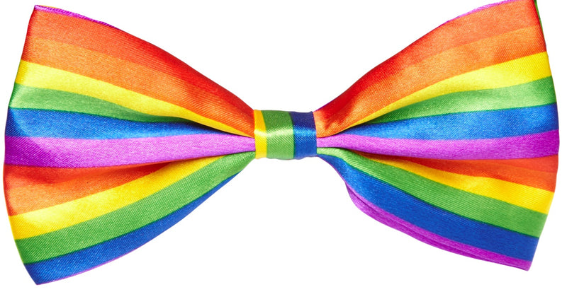 e-carnavalskleding-SYK Regenboog strikje gaypride