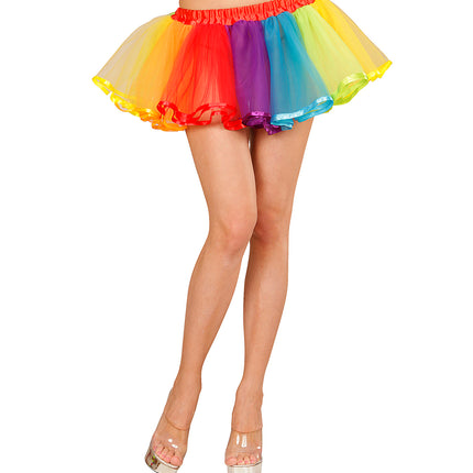 e-carnavalskleding-SYK Regenboog tutu