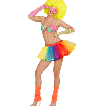 e-carnavalskleding-SYK Regenboog tutu
