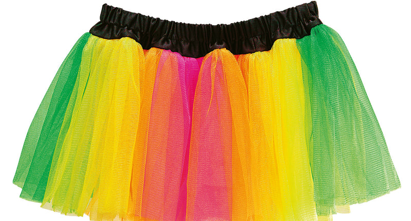 e-carnavalskleding-SYK Regenboog tutu dames
