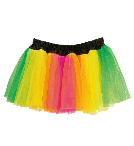 e-carnavalskleding-SYK Regenboog tutu dames