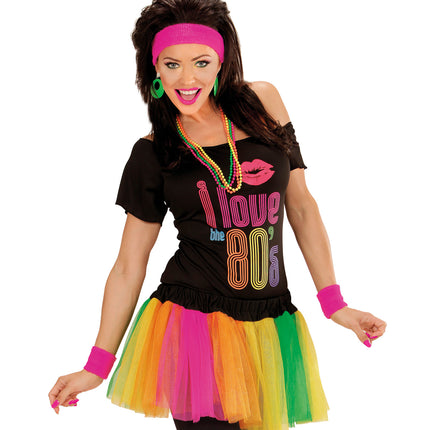 e-carnavalskleding-SYK Regenboog tutu dames