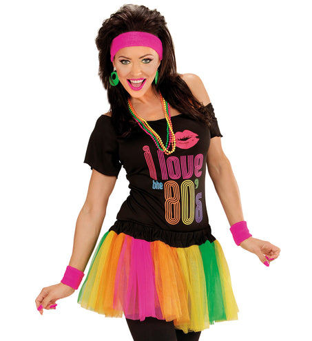 e-carnavalskleding-SYK Regenboog tutu dames