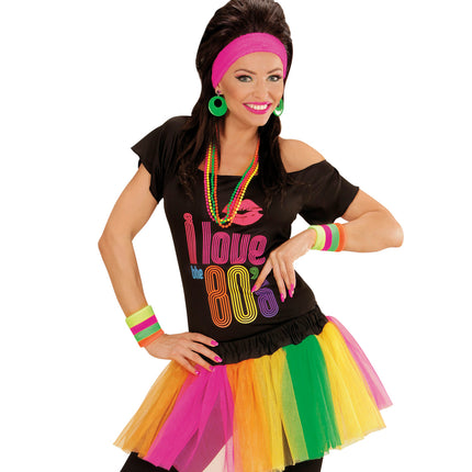 e-carnavalskleding-SYK Regenboog tutu dames