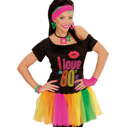 e-carnavalskleding-SYK Regenboog tutu dames