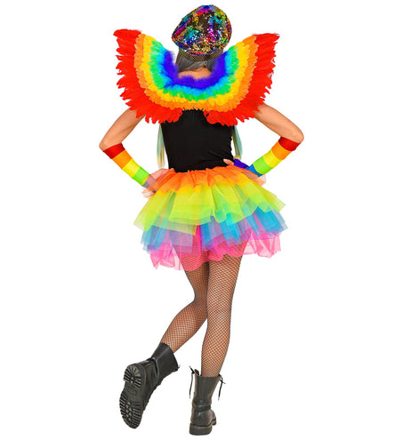 e-carnavalskleding-SYK Regenboog tutu dames