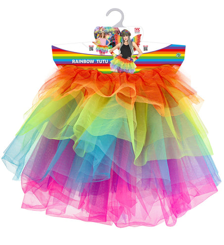 e-carnavalskleding-SYK Regenboog tutu dames