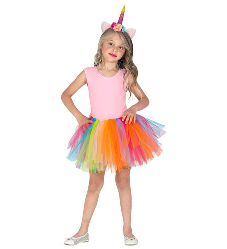 e-carnavalskleding-SYK Regenboog tutu kinderen
