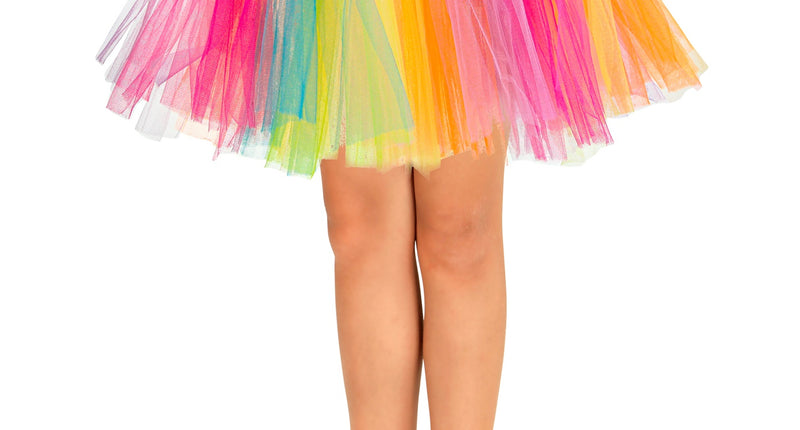 e-carnavalskleding-SYK Regenboog tutu kinderen