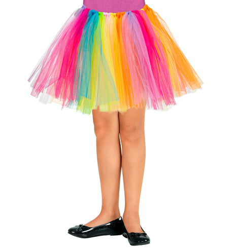 e-carnavalskleding-SYK Regenboog tutu kinderen