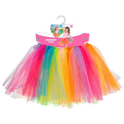 e-carnavalskleding-SYK Regenboog tutu kinderen