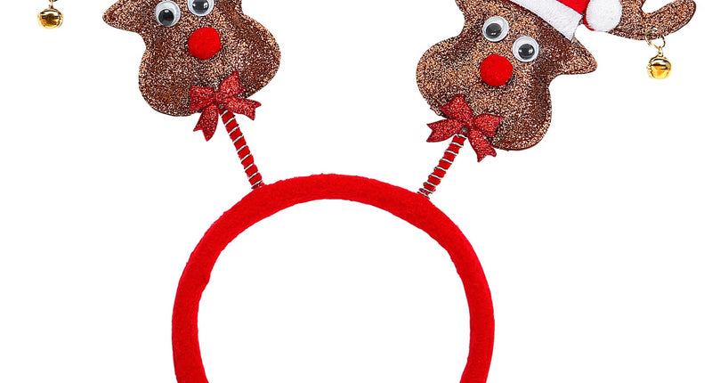 e-carnavalskleding-SYK Rendieren diadeem met glitters