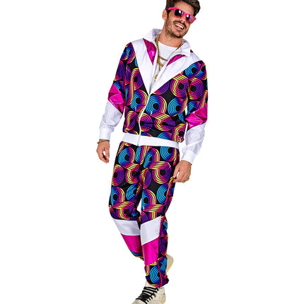 e-carnavalskleding-SYK Retro trainingspak 80's