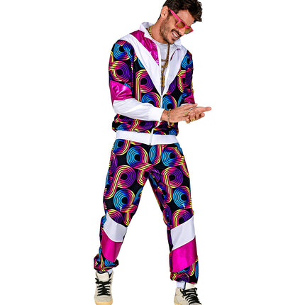 e-carnavalskleding-SYK Retro trainingspak 80's