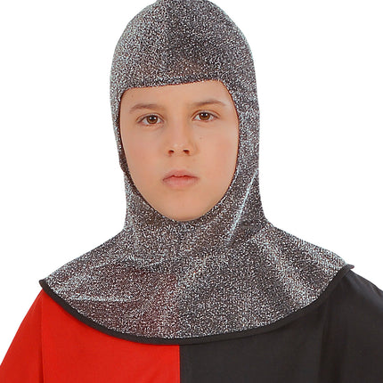 e-carnavalskleding-SYK Ridder helm stof kind