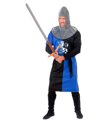 e-carnavalskleding-SYK Ridder pak blauw