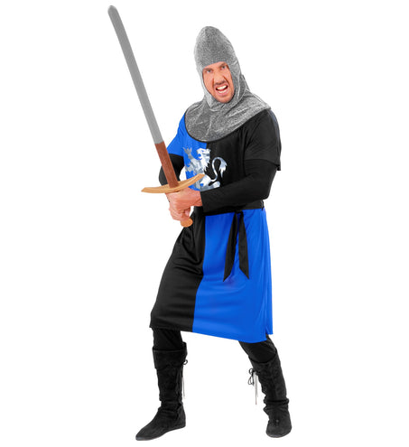 e-carnavalskleding-SYK Ridder pak blauw