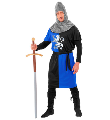 e-carnavalskleding-SYK Ridder pak blauw