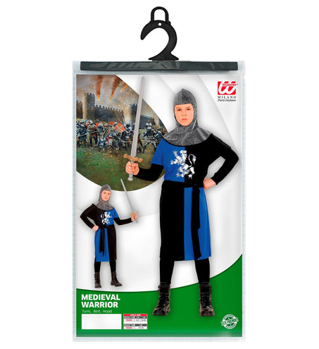 e-carnavalskleding-SYK Ridder pak blauw kinderen