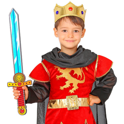 e-carnavalskleding-SYK Ridderzwaard Leeuwenhart kinderen