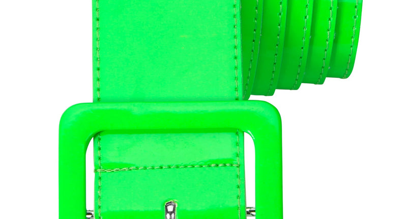 e-carnavalskleding-SYK Riem vinyl neon groen