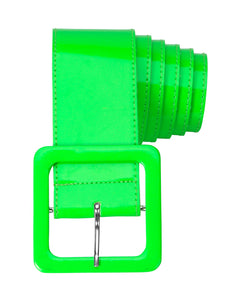 e-carnavalskleding-SYK Riem vinyl neon groen