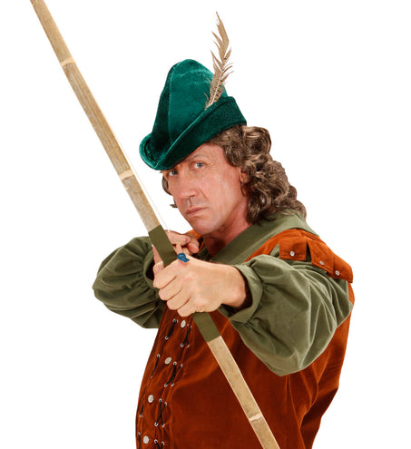 e-carnavalskleding-SYK Robin hood hoed met veer