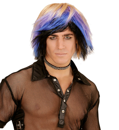 e-carnavalskleding-SYK Rocker pruik Emo
