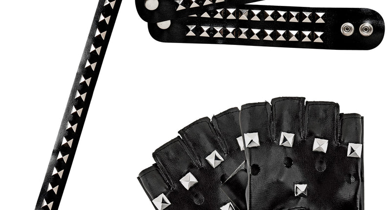 e-carnavalskleding-SYK Rockerset / bikerset punk