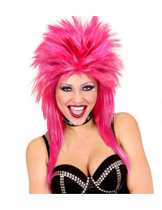 e-carnavalskleding-SYK Rockster pruik roze punk