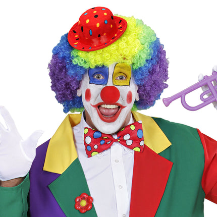 e-carnavalskleding-SYK Rode bolhoed met stippen