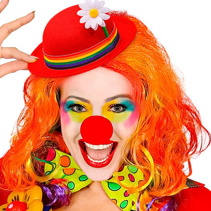 e-carnavalskleding-SYK Rode bolhoed voor clown