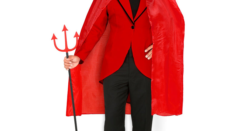 e-carnavalskleding-SYK Rode Cape Kind 115Cm